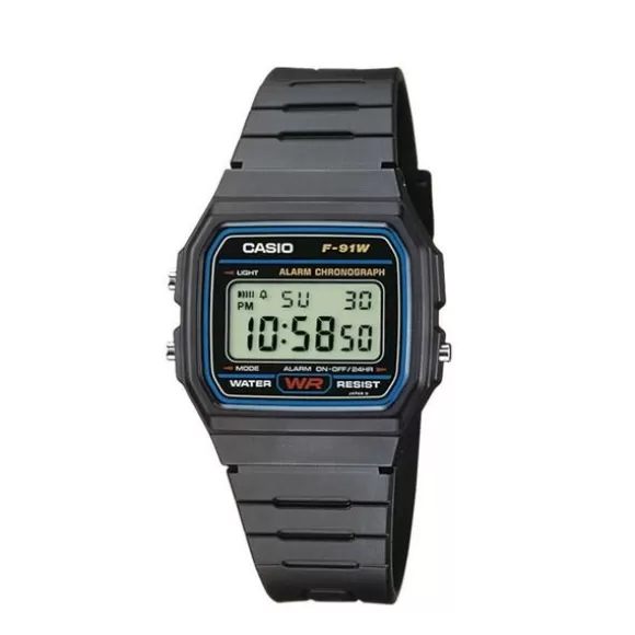 Casio Collection Miesten Kello F-91W-1YEG* Miesten Rannekellot | Miesten Kellot