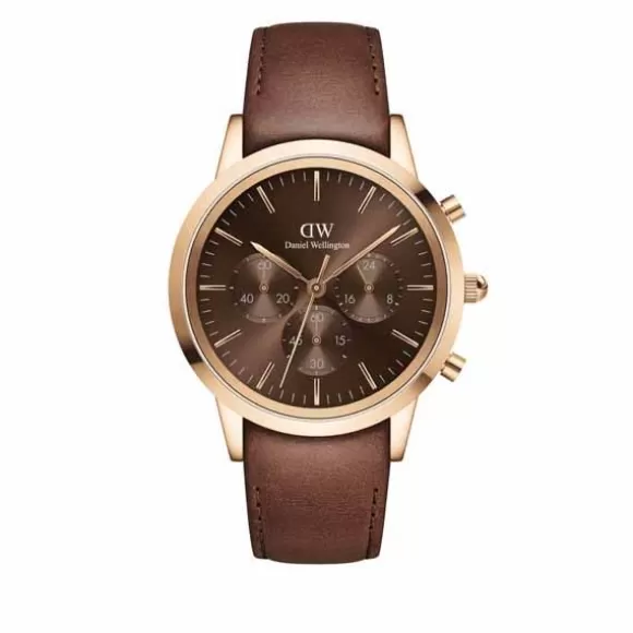 Daniel Wellington Iconic Chronograph Miesten Kello DW00100640* Miesten Rannekellot | Kronografikellot