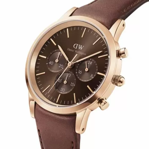 Daniel Wellington Iconic Chronograph Miesten Kello DW00100640* Miesten Rannekellot | Kronografikellot