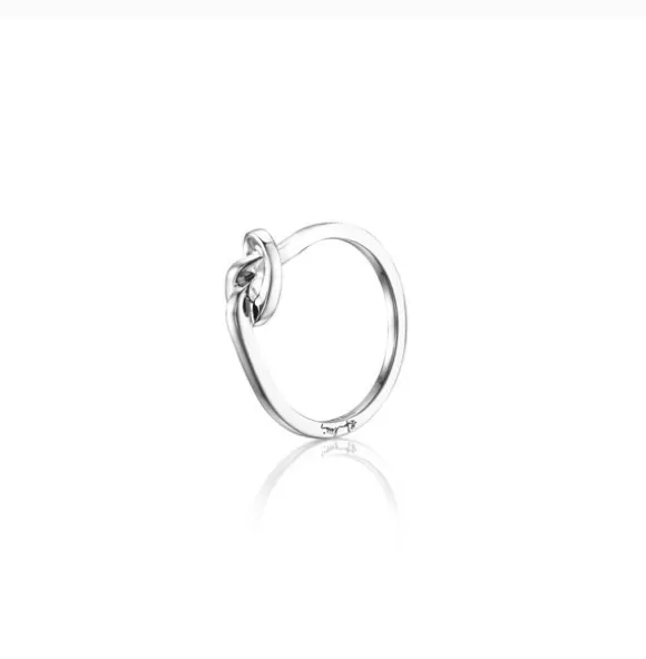 Efva Attling Love Knot Hopeasormus 13-100-01601/0000* Naisten Korut | Naisten Sormukset