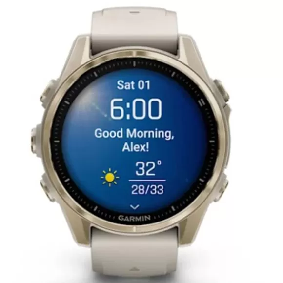 Garmin Fenix 8 Amoled Sapphire Titanium 43 Mm älykello 010-02903-11* Garmin Urheilukellot | Garmin Älykellot