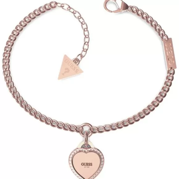 Guess Heart Power Muotirannekoru JUBB01422JWRGS* Naisten Korut | Muotirannekorut