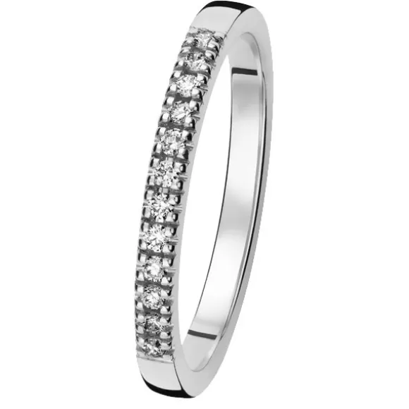 Kohinoor Daisy Timanttisormus Valkokulta 033-265V-12* Naisten Korut | Timanttisormukset Valkokulta