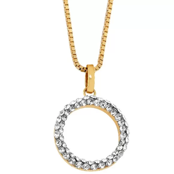 Loisto kultakorut Loisto Kultariipus Ja Hopeaketju PND003+GOLD PL SILVER CH.* Kaulakorut Naisille | Kaulakoru Naiselle