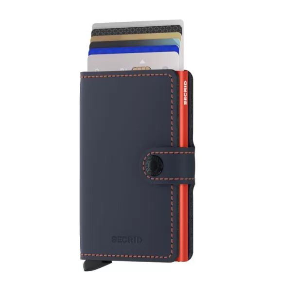 Secrid Miniwallet Muu Esine MM-NIGHT BLUE & ORANGE* Lompakot