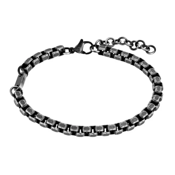 Steel Plus Teräsrannekoru TSB885N 5MM 18+3 BLACK* Miesten Rannekorut | Miesten Korut