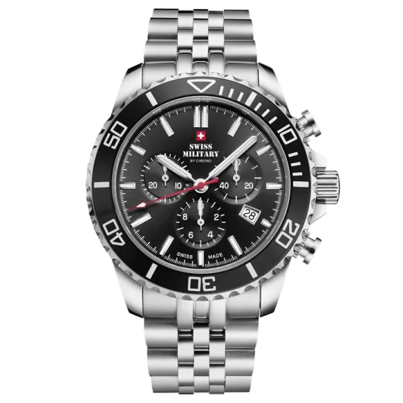 Swiss Military by Chrono Miesten Kello SM34103.01* Miesten Rannekellot | Kronografikellot