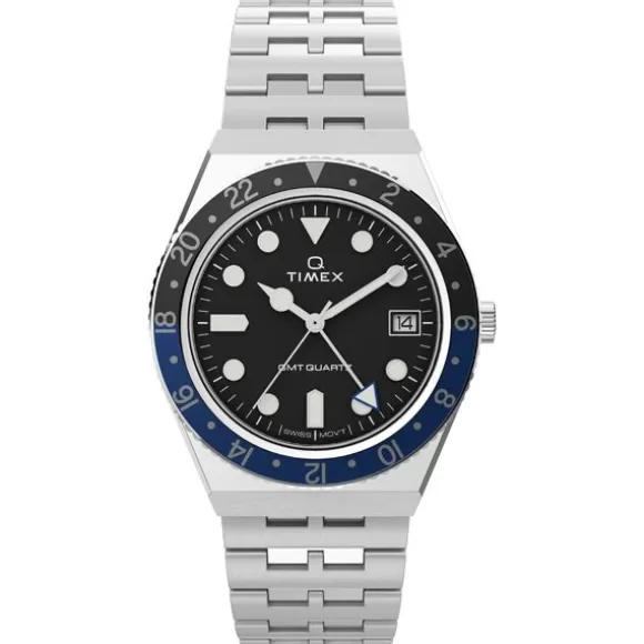 Timex Q GMT Miesten Kello TW2V38100* Miesten Rannekellot | Miesten Kellot